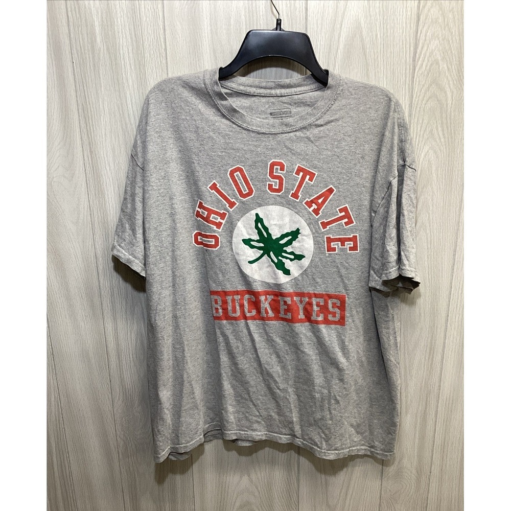 OHIO STATE Women's (Size XL) Short Sleeve Crew Neck T-Shirt Buckeyes